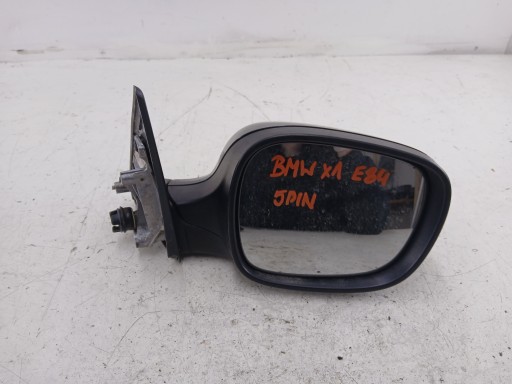 BMW X1 E84 mirror right SCHAWRZ II 668 5 PIN