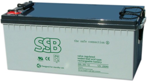 Гелевий акумулятор 12v 200ah agm ups sbl 200-12i 12 років waw