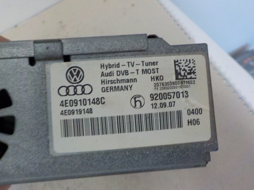 AUDI A6 C6 TUNER RADIA TELEWIZYJNY 4E0910148C