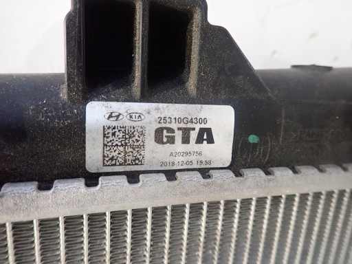 water cooler HYUNDAI I30 III 2017- 25310-G4300