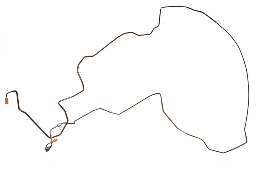 Оригинальный патрубок гидравлической подвески citroen c5 iii x7 9807562180