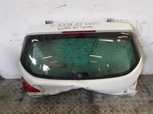 СКЛО ЗАДНЄ ЗАДНЄ PEUGEOT 3008 І