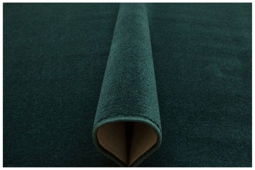 Dywan Do Salonu Butelkowa Zieleń Mięciutkie Lśniące Runo Sierra 100x200 cm