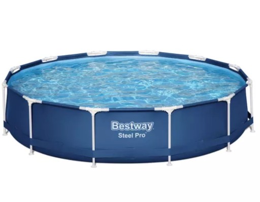 Basen ogrodowy stelażowy okrągły dzieci 366x76 cm Bestway 56681 bez pompy