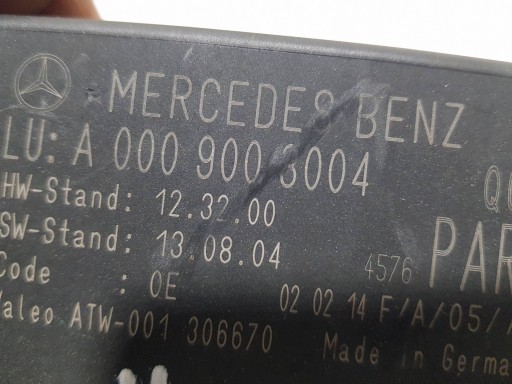 module control unit PDC MERCEDES W212 LIFT CLS W218