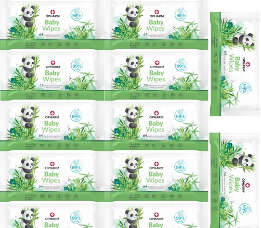 Серветки вологі OPHARM Eco 12 х 64 шт.