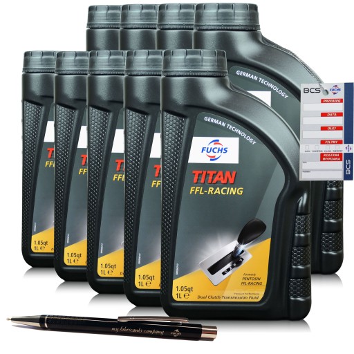 9 литров масло fuchs titan pentosin ffl-racing для коробок передач с двойным сцеплением 9л