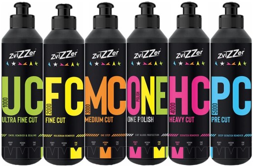 ZviZZer 6x PASTE UC FC MC ONE POLISH HC PC 250 мл