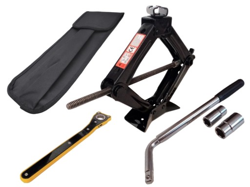 ДОМКРАТ + ГАЕЧНЫЙ КЛЮЧ ТЕЛЕСКОП ДЛЯ КОЛЕС 17 19 21 23 + ЧЕХОЛ