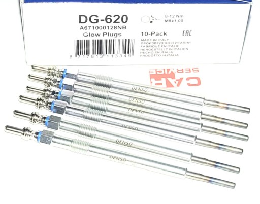 DG-620 - 6x denso dg620 свічка розжарювання jeep chrysler 300 v6 3.0 crd 68211173aa