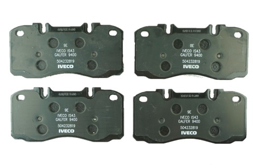 ГАЛЬМІВНІ КОЛОДКИ ПЕРЕДНІ IVECO DAILY 504232819