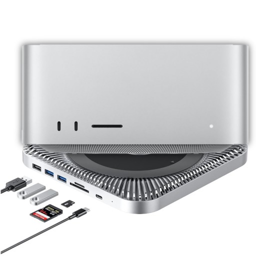 Stacja dokująca Hub HDD SSD Mac Studio Mac Mini M1 M2 3x USB