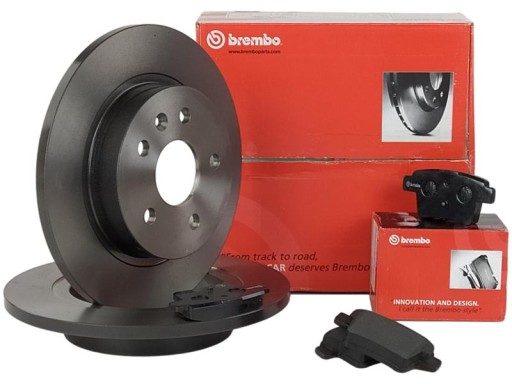 BREMBO TARCZE+KLOCKI ЗАД FIAT TIPO I 240MM изображение 1