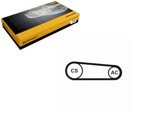 4PK917 T1 - Клиновой ремень FIAT STILO 1.6 10/01-08/08 CONTINENTAL CTAM