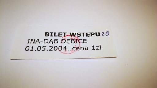 Квиток INA Ińsko (Західнопоморське воєводство)