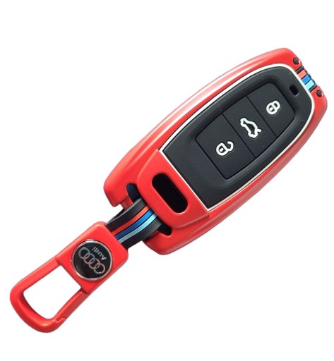 Чохол для ключа автомобіля для Audi Fluorescent Red