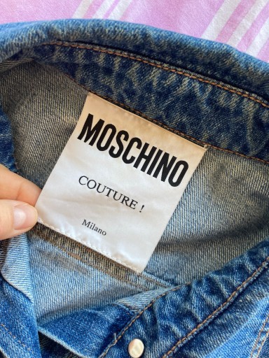 moschino koszula jeansowa iro vitkac logo denim 11240764599