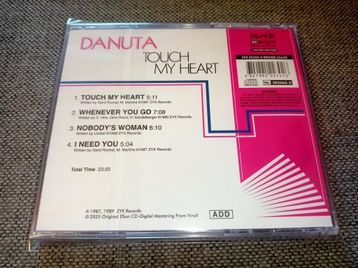 Touch My Heart Danuta CD • Opinie - Allegro