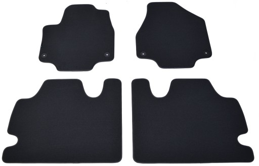 Chrysler Pacifica II 2017 р.в - 5 осіб Золоті чорні килимки + окантовка