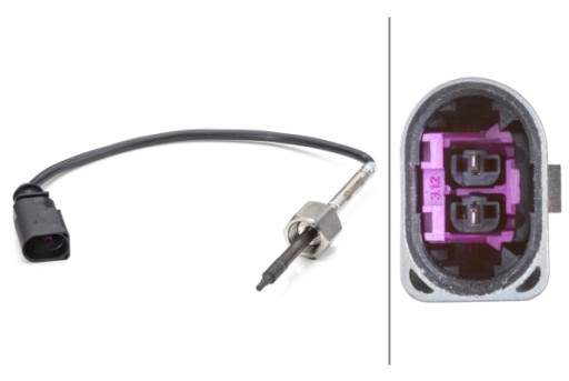 Hella 6pt 014 494-161 датчик, температура выхлопных газов