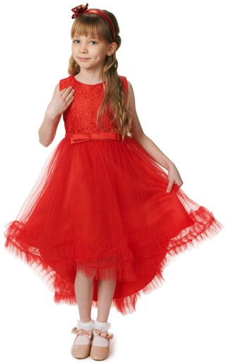 Сукня кльош вище коліна Nossiemodnie розмір 140 червоне