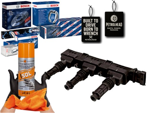 BOS0 221 - Котушка запалювання opel 1.0 corsa c d bosch #petrolhead pro+ kit4