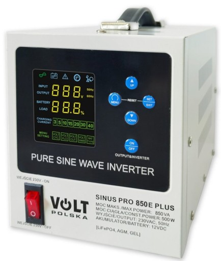 Блок питания ups volt польша 3spm08012m 850 ва 500 вт