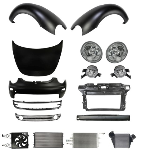 3035 - Накладка капота на бампер Volkswagen New Beetle 98-05