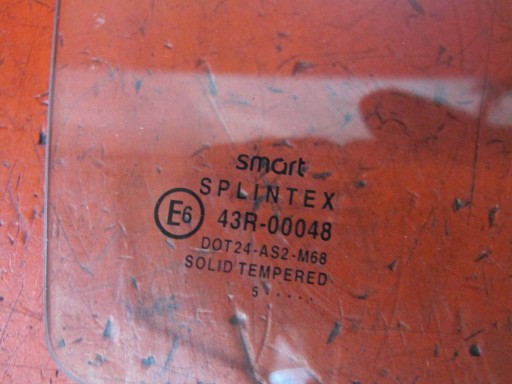 SMART ForTwo LIFT 450 window door right front front 2005 year