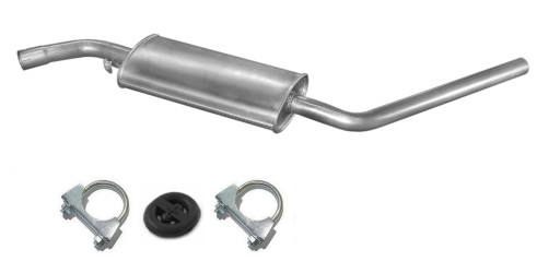 30.213 - VW TRANSPORTER T4 2.4 CAMPER средний глушитель