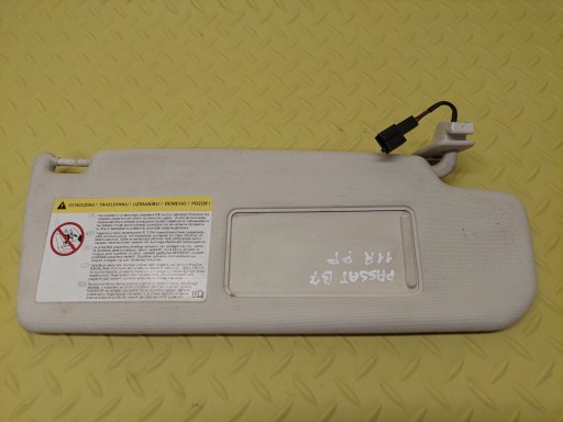VW PASSAT B7 cover PRZECIWSLONECZNA right 1K0857552