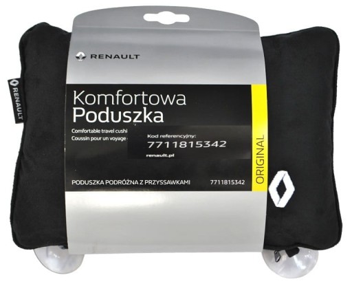 ПОДУШКА ДЛЯ ПУТЕШЕСТВИЙ С ПРИСОСКАМИ RENAULT ORIG