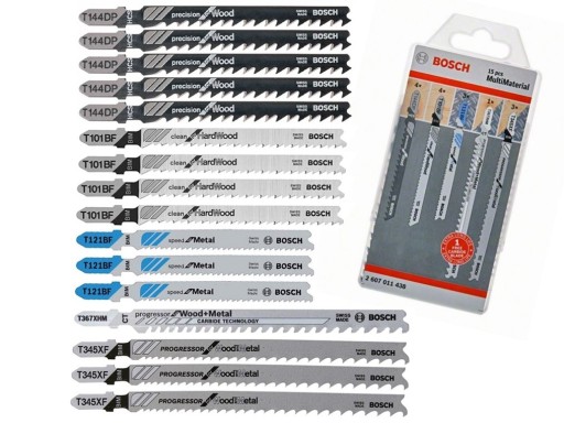 НАБОР ПИЛ Т МУЛЬТИМАТЕРИАЛ 15 ШТ.