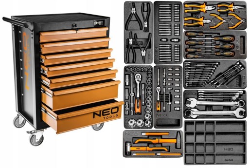 NEO 84-222 + G ИНСТРУМЕНТАЛЬНЫЙ ШКАФ 7 ЯЩИКОВ + КАРТРИДЖИ
