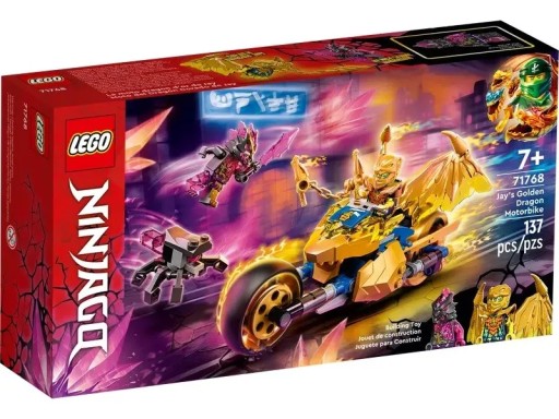 LEGO NINJAGO Zlatý dračí motocykel Jaya 71768