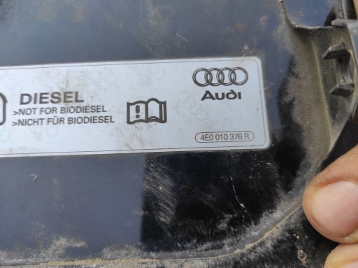 Tankklappe des Kraftstoffsbehälters AUDI A4 B7 4E0010376R