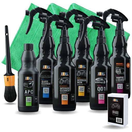 Комплект для детализации автомобиля ADBL 6x500 мл