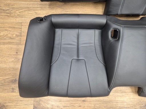 BMW M6 F13 sitz heck hinten schwarze leder MERINO SCHWARZ komplett