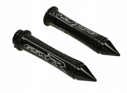 -TRHB119-GSXR-BLACK - ЧОРНІ МЕТАЛЕВІ ПЕРЕМИКАЧІ З ШИПАМИ SUZUKI GSXR