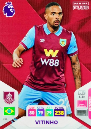 PANINI PREMIER LEAGUE 2024 PLUS 108 ВІТІНЬЮ БЕРНЛІ