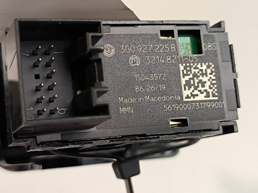 button 3G0927225B VOLKSWAGEN PASSAT B8 LIFT