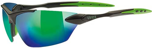 Okulary UVEX Sportstyle 203 Black Mat Green 2215