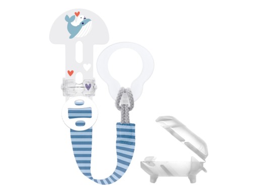 Підвіска-пустушка МАМ синіх відтінків