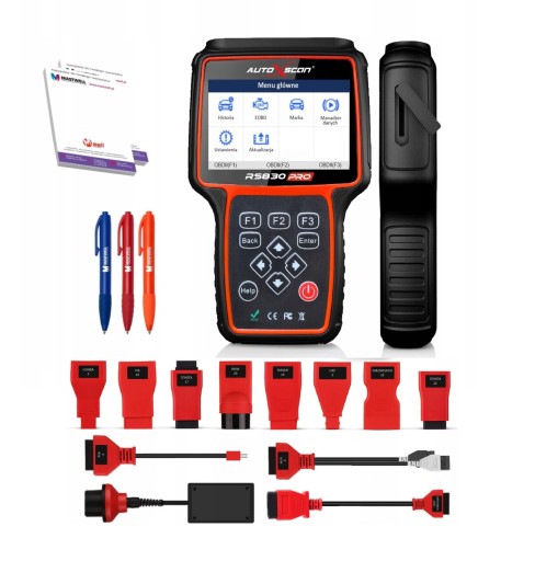 Диагностический тестер AutoXscan RS830PRO + адаптеры