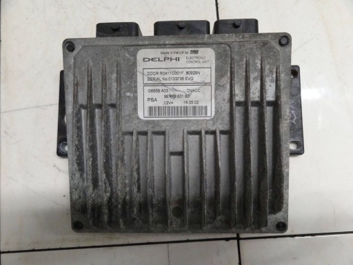 Citroen c3 1.4 hdi 2002 г. контроллер компьютера двигателя 9647563180