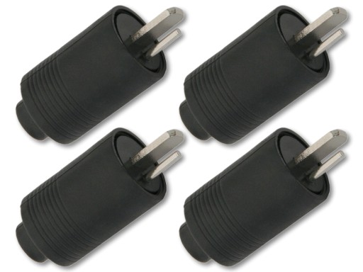 Unbekannt 10 Spine Per Altoparlante DIN 41529, Avvitabili, Nero - Foto 4