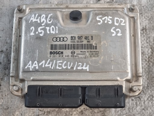 Centralina computer Motore OE 8E0907401B AUDI A4 B6 2.5 TDI