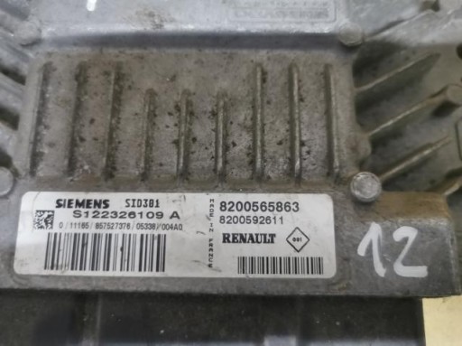 computer control unit of the engine RENAULT SCENIC II 1.5
