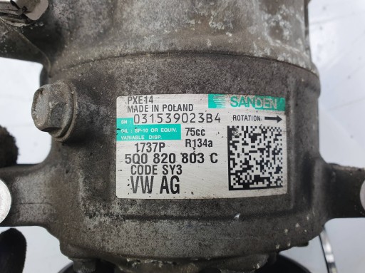 Klimakompressor klimaanlage 5Q0820803C SKODA OCTAVIA
