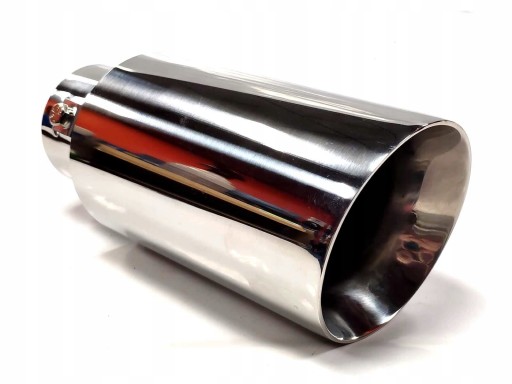 БЕСПЛАТНЫЕ ПОДАРКИ# НАКОНЕЧНИК ГЛУШИТЕЛЯ НЕРЖАВЕЮЩАЯ СТАЛЬ КРУГЛЫЙ 90 мм